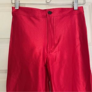 American Apparel Red Disco Pants